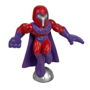 Hasbro Marvel Super Hero Squad Magneto Figurine 2006 Red Purple Collectible Toy